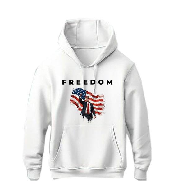 Charlie Kirk Freedom Hoodie